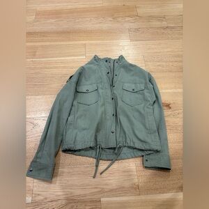 Blu Pepper Green Utility Jacket